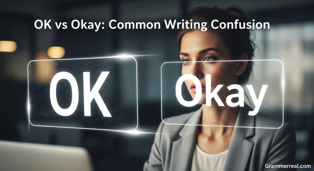 OK vs Okay: Common Writing Confusion