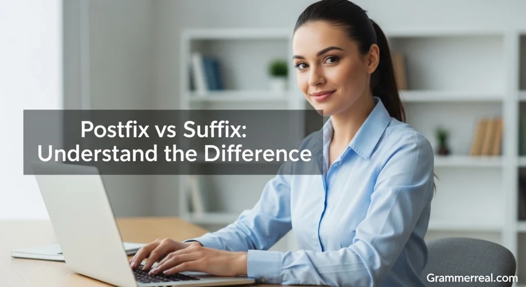 Postfix vs Suffix: Understand the Difference