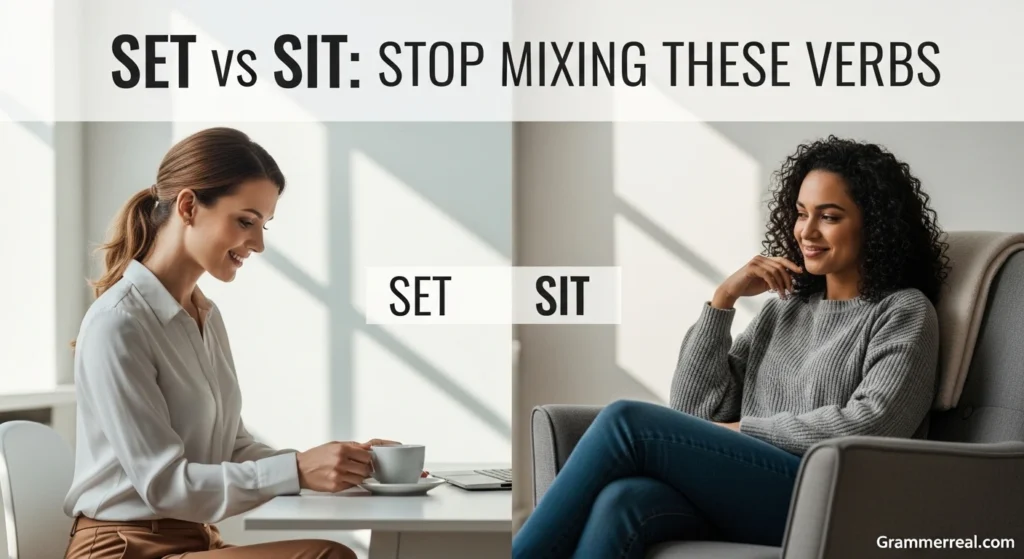 Set vs Sit: Stop Mixing These Verbs