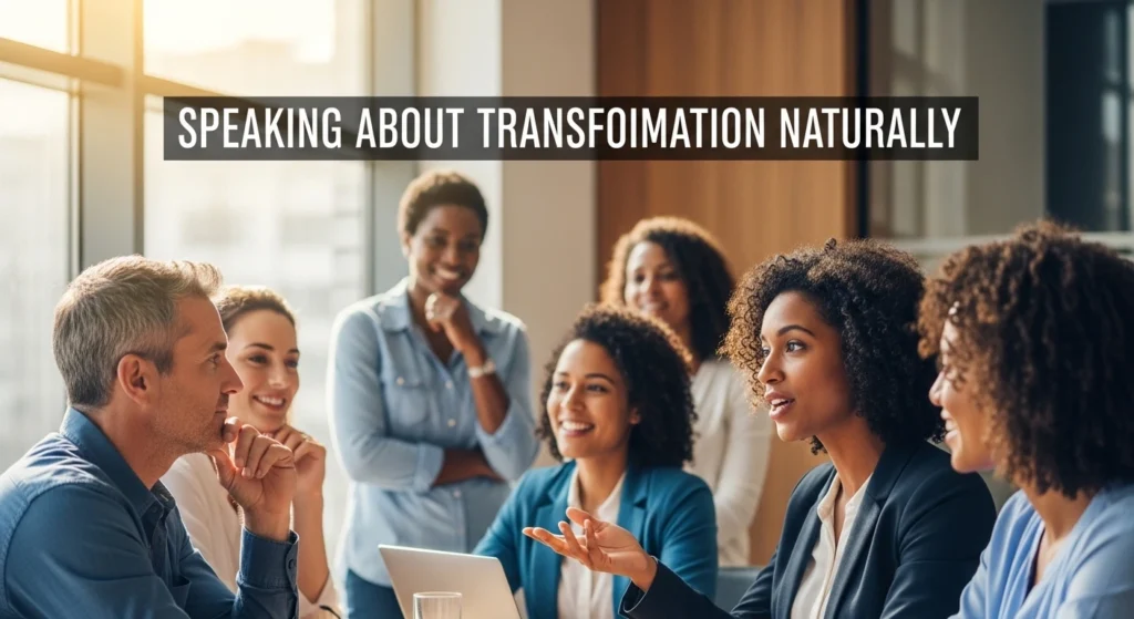 Speaking About Transformation Naturally