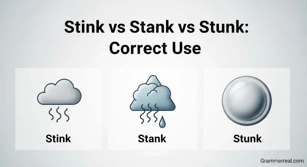 Stink vs Stank vs Stunk: Correct Use