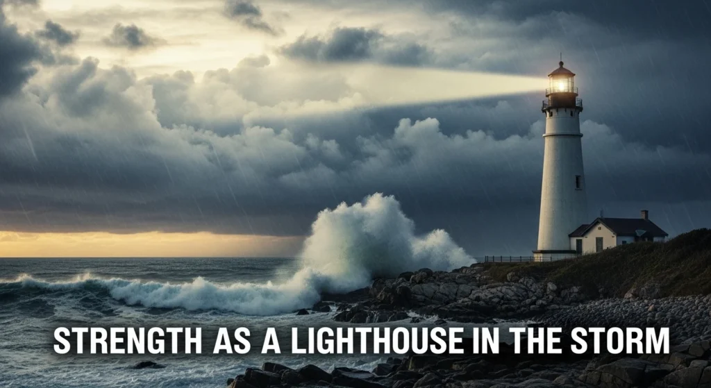 Strength as a Lighthouse in the Storm