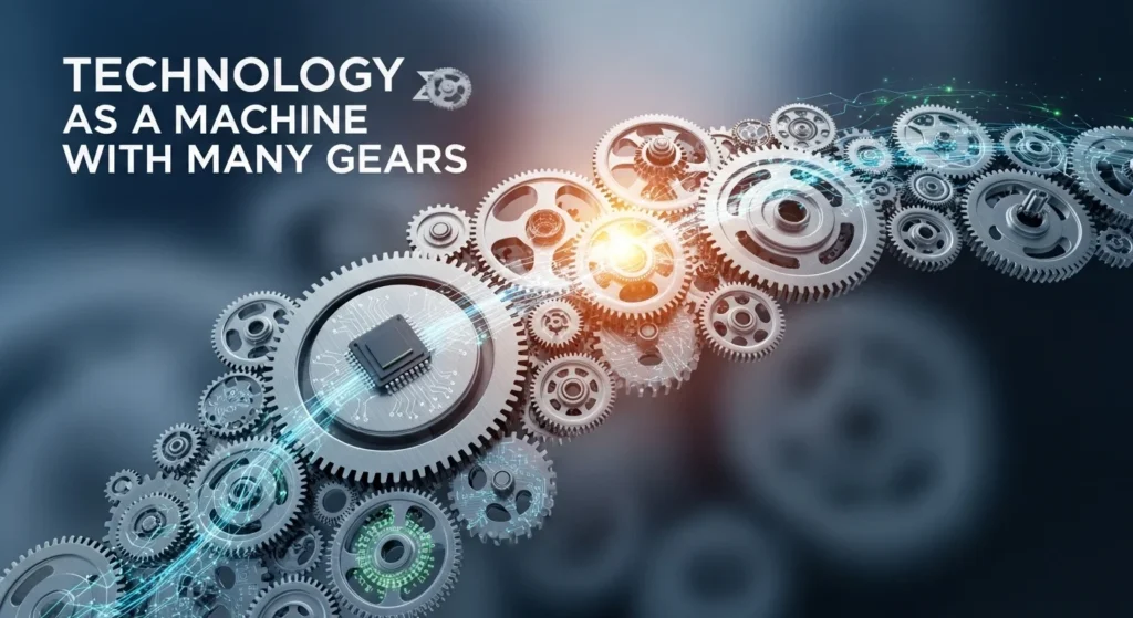Technology as a Machine with Many Gears