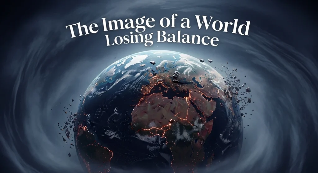 The Image of a World Losing Balance