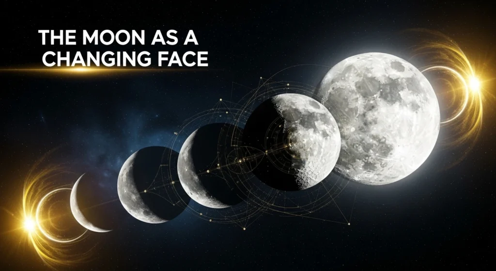 The Moon as a Changing Face