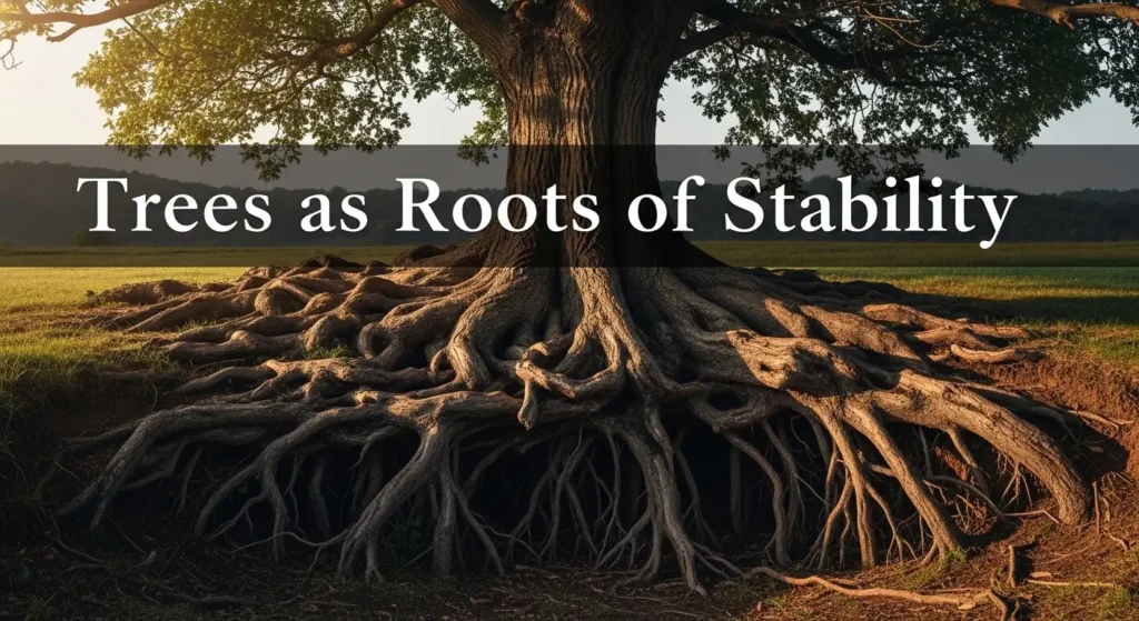 Trees as Roots of Stability