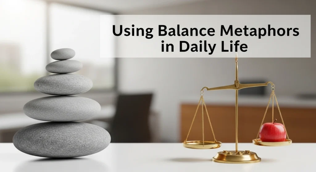 Using Balance Metaphors in Daily Life