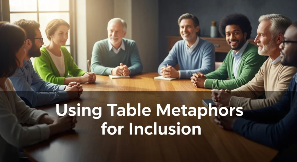 Using Table Metaphors for Inclusion