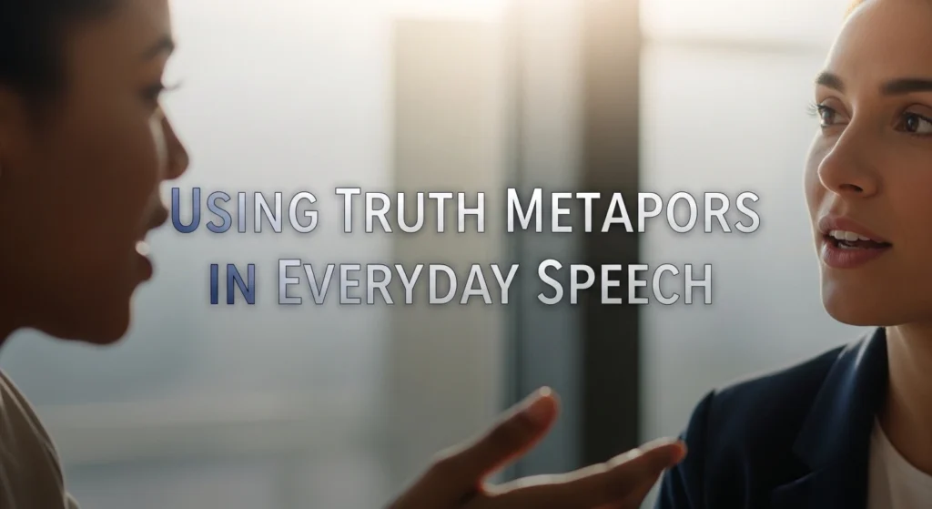 Using Truth Metaphors in Everyday Speech