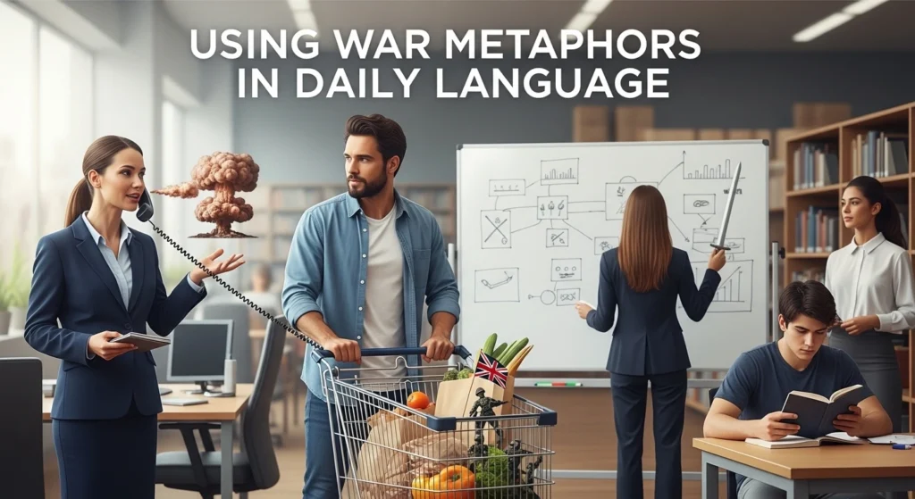 Using War Metaphors in Daily Language