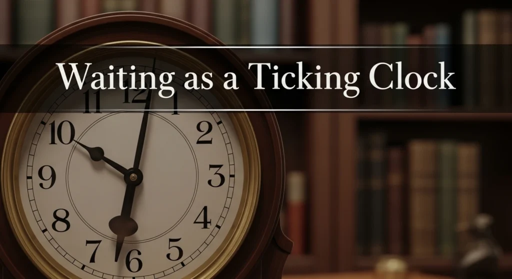 Waiting as a Ticking Clock