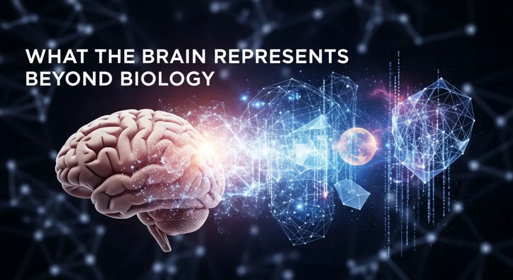 What the Brain Represents Beyond Biology