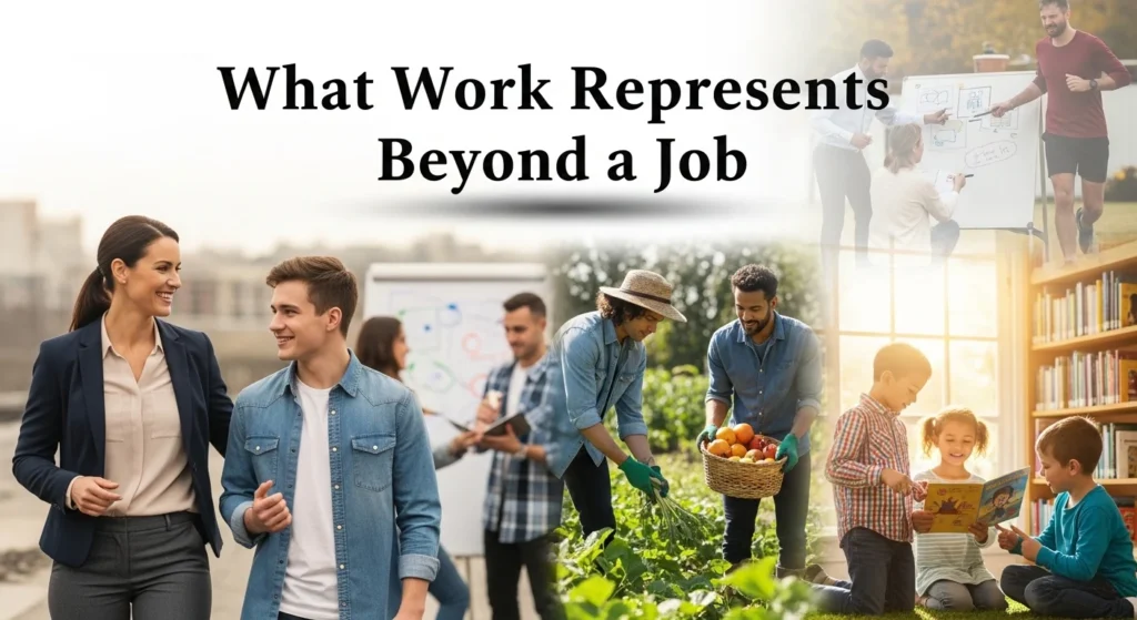 What Work Represents Beyond a Job