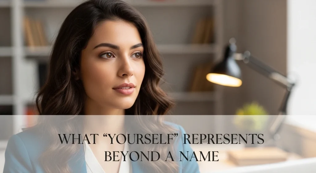 What “Yourself” Represents Beyond a Name
