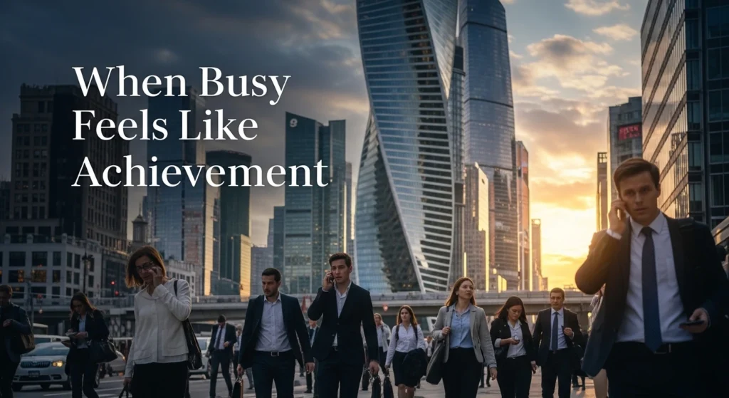 When Busy Feels Like Achievement