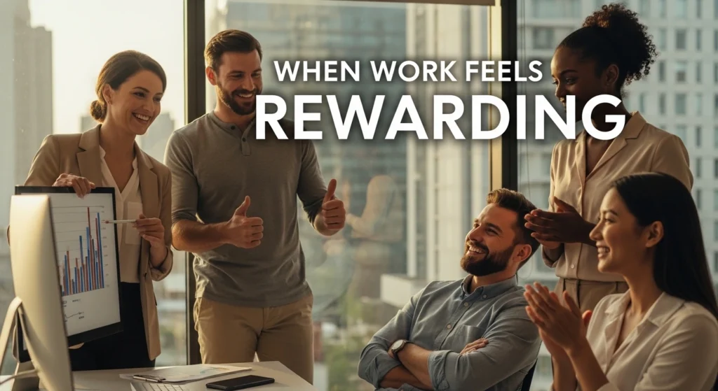 When Work Feels Rewarding