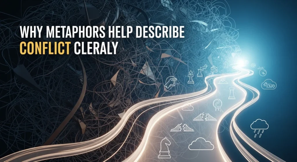 Why Metaphors Help Describe Conflict Clearly