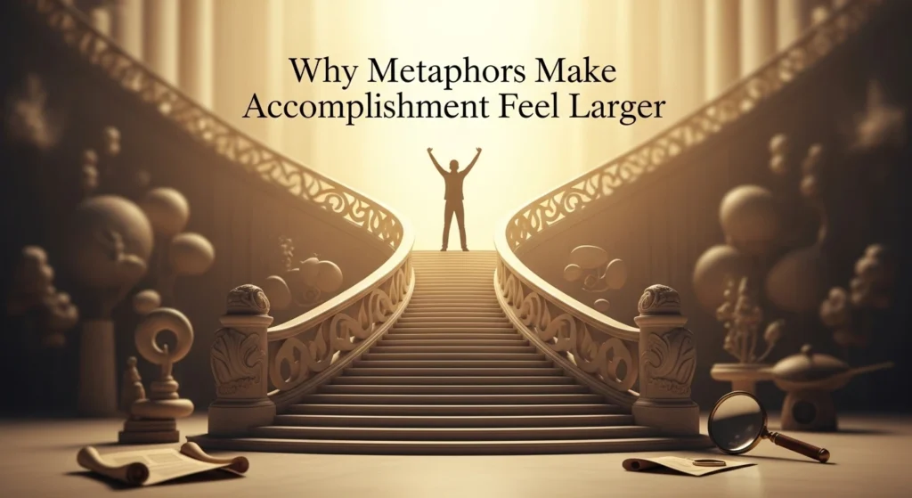 Why Metaphors Make Accomplishment Feel Larger