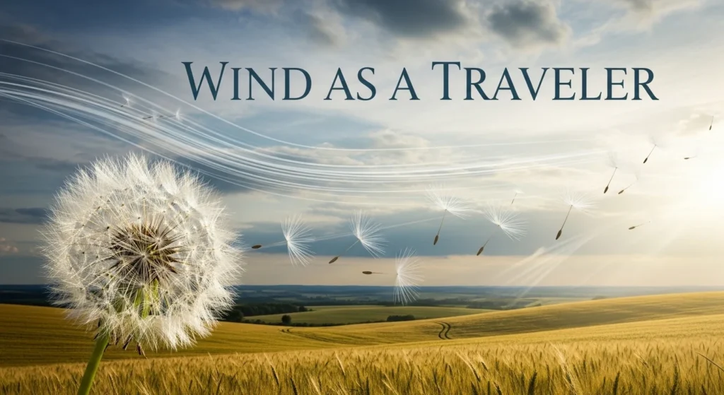 Wind as a Traveler