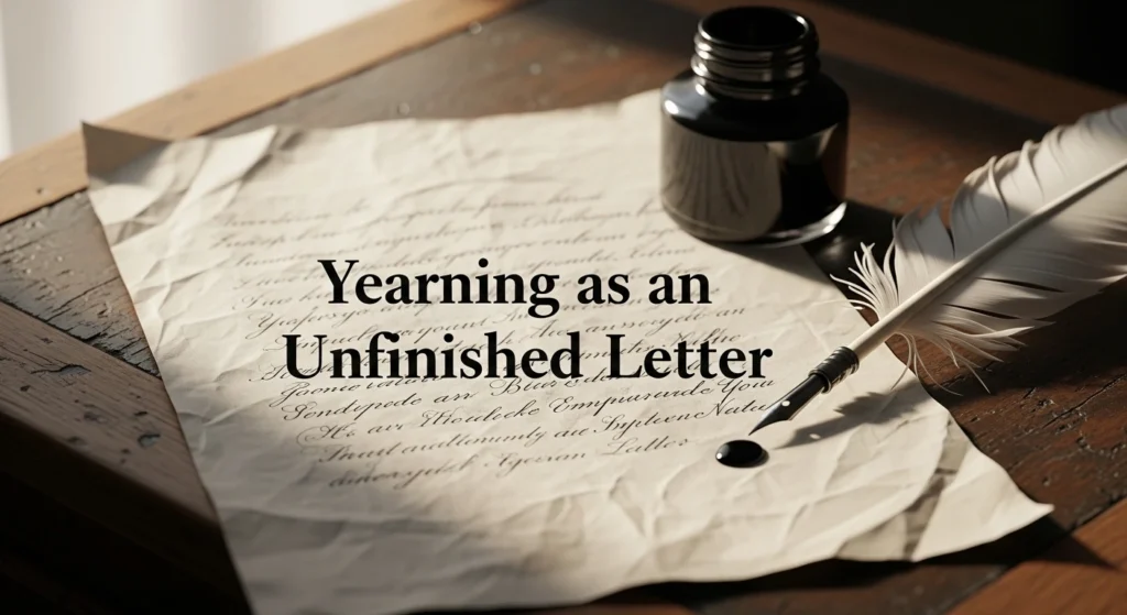 Yearning as an Unfinished Letter