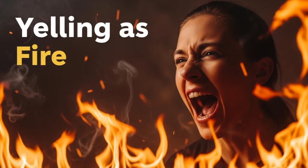 Yelling as Fire