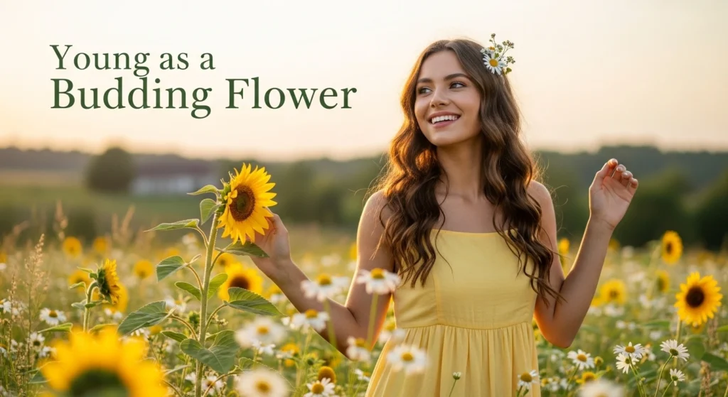 Young as a Budding Flower