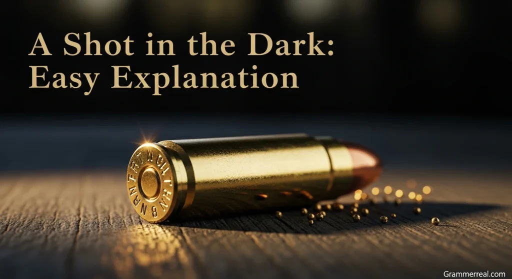 A Shot in the Dark: Easy Explanation