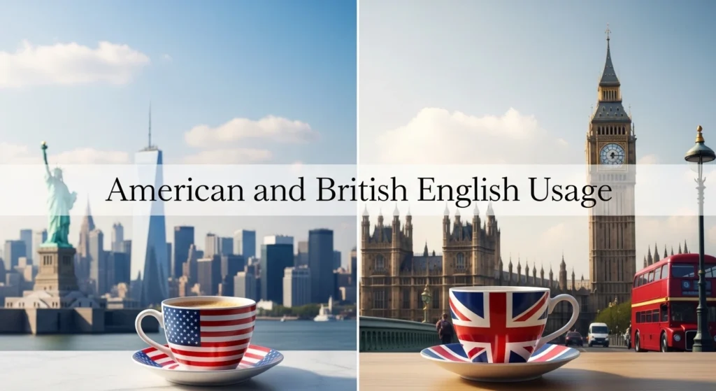 American and British English Usage