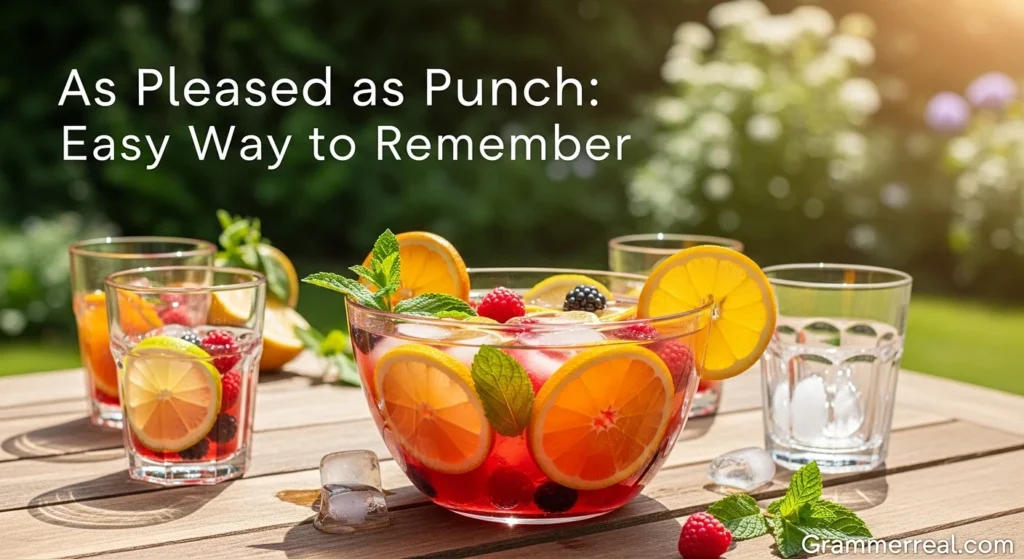 As Pleased as Punch: Easy Way to Remember