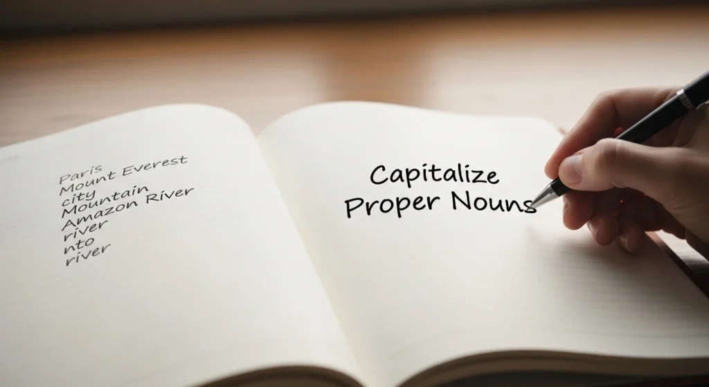 Capitalize Proper Nouns