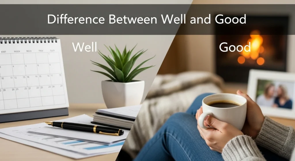 Difference Between Well and Good