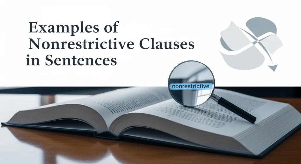 Examples of Nonrestrictive Clauses in Sentences