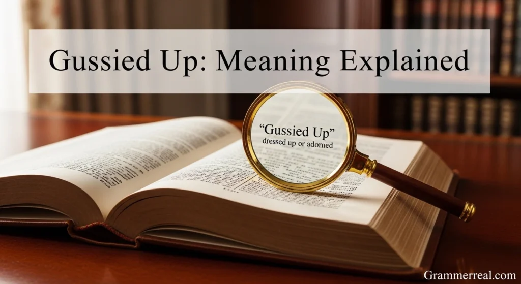 Gussied Up: Meaning Explained