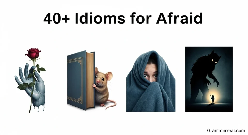 Idioms for Afraid