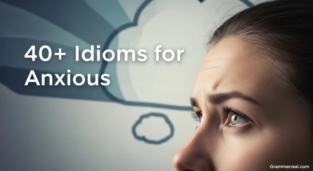 Idioms for anxious