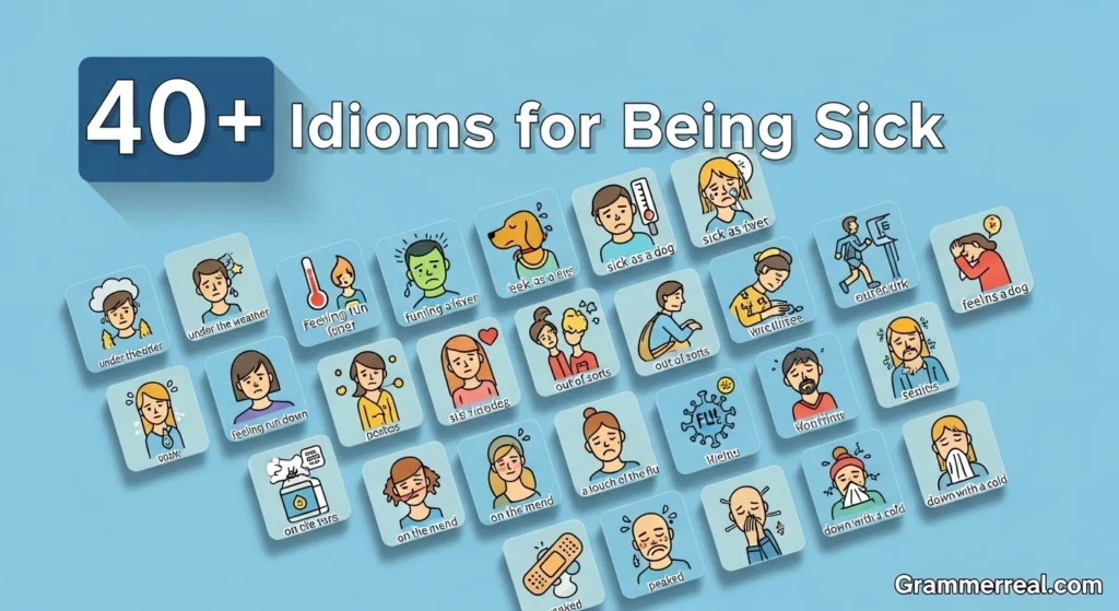Idioms for Being Sick