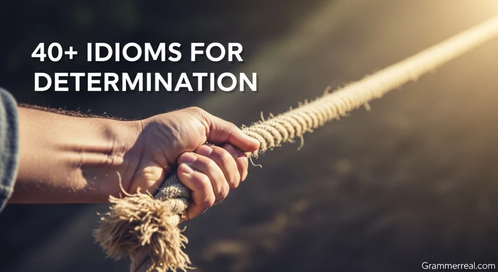 Idioms for Determination