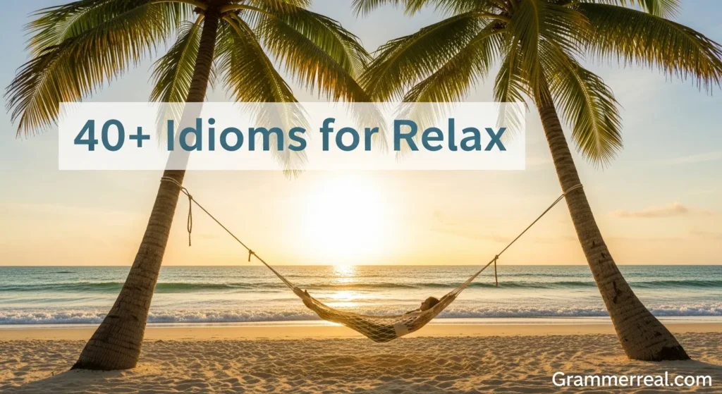 Idioms for Relax