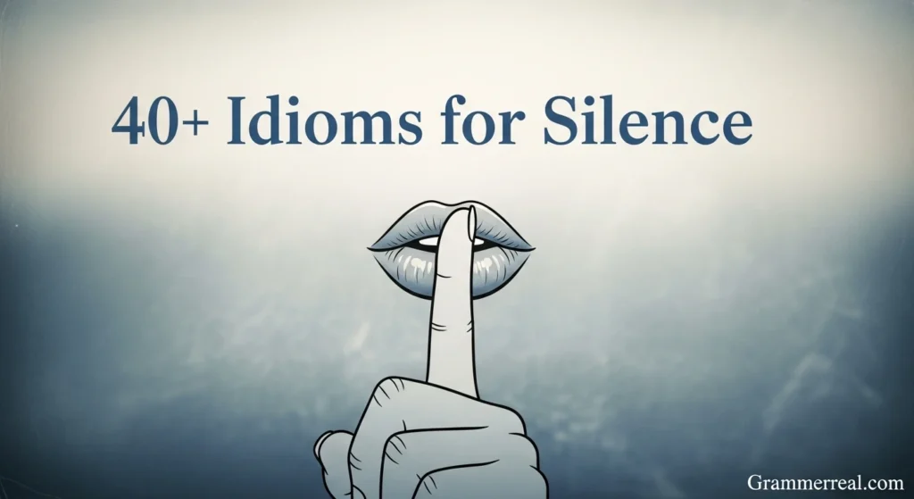 Idioms for Silence