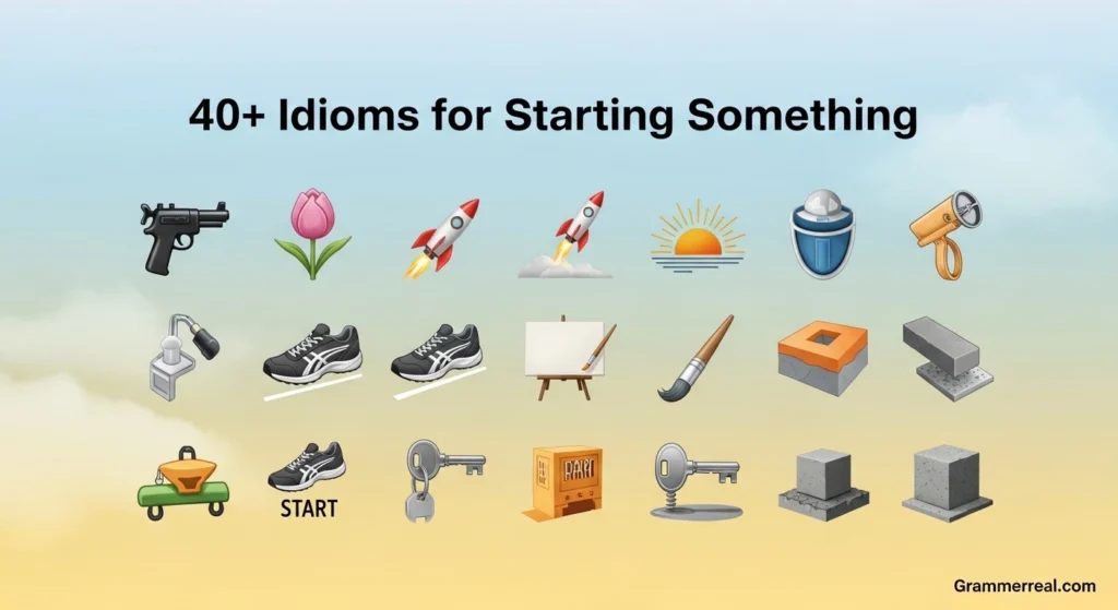 Idioms for Starting Something