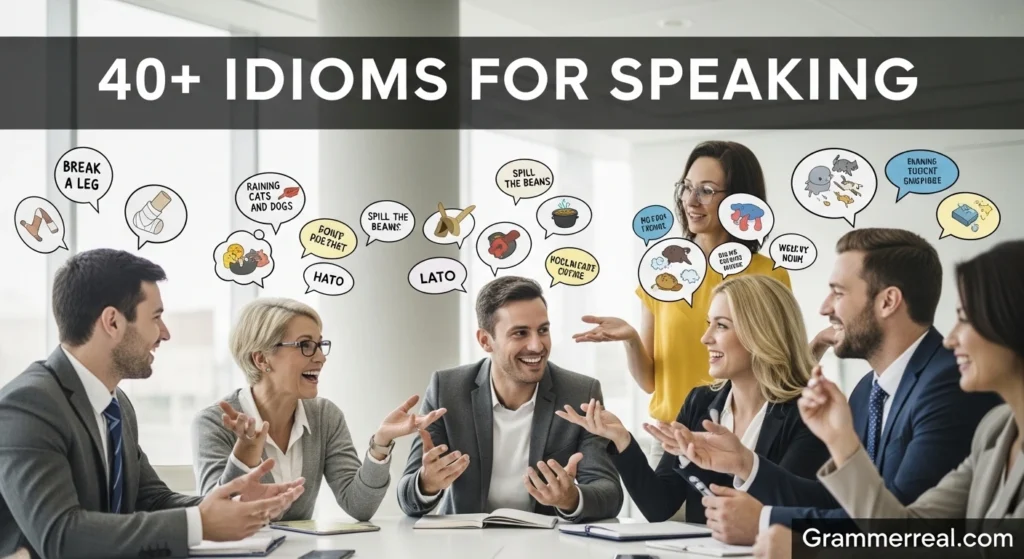 Idioms for Speaking