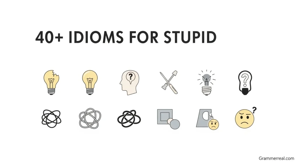 Idioms for Stupid