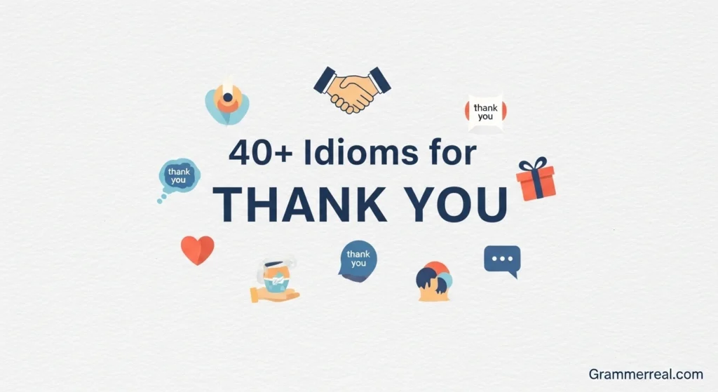 Idioms for thank you