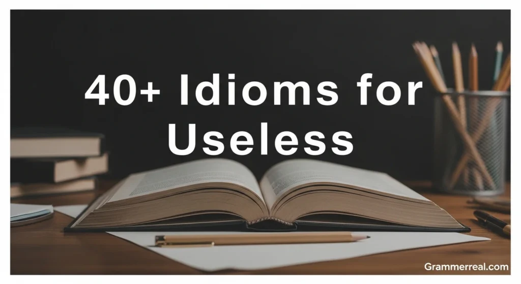 Idioms for Useless