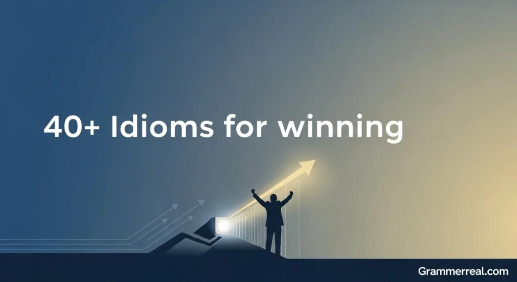 Idioms for winning