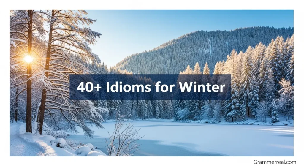 Idioms for Winter