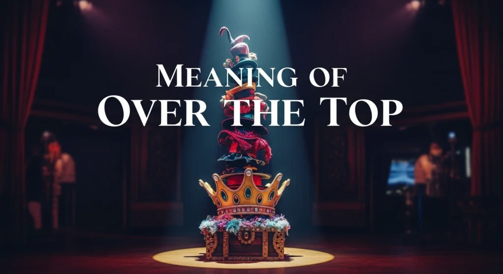 Meaning of Over the Top