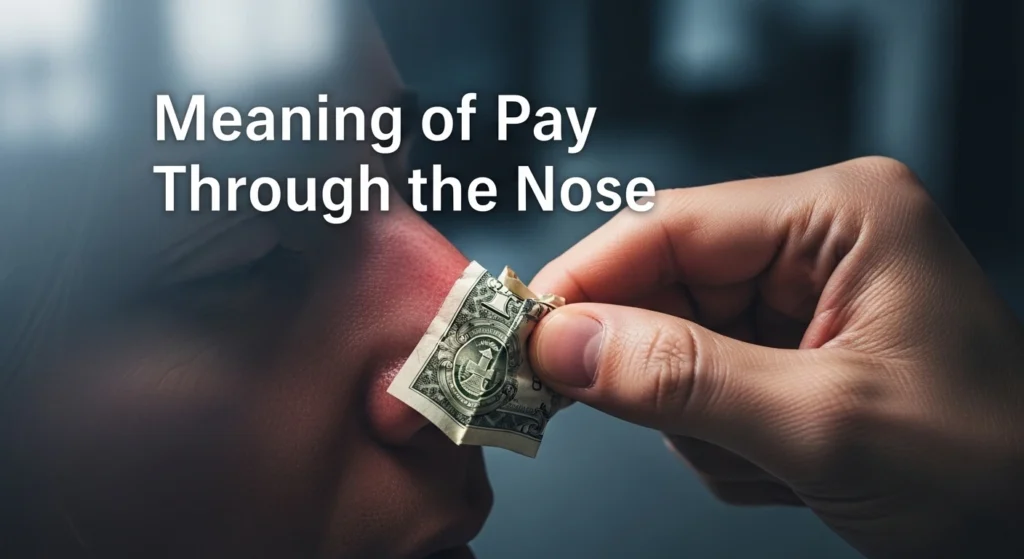 Meaning of Pay Through the Nose