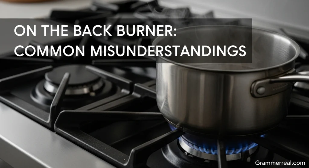 On the Back Burner: Common Misunderstandings