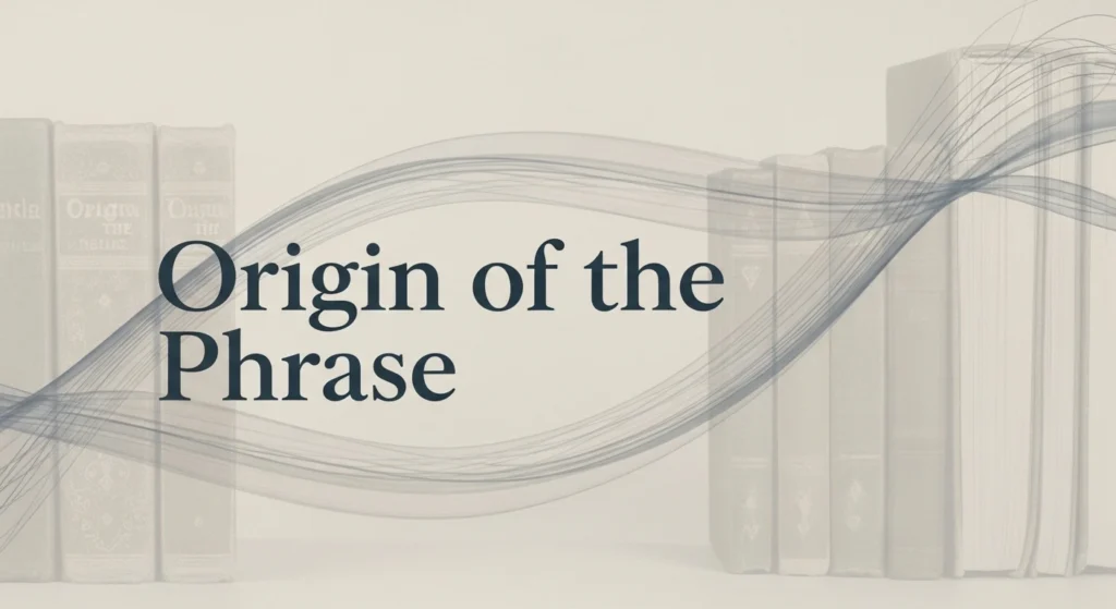 Origin of the Phrase